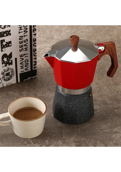 300 Ml Talice Stil Moka Pot Türk Cezve Sekizgen El Yapımı Alüminyum Pot Kahve Eşyaları | Kahve Tencereler (Yurt Dışından)