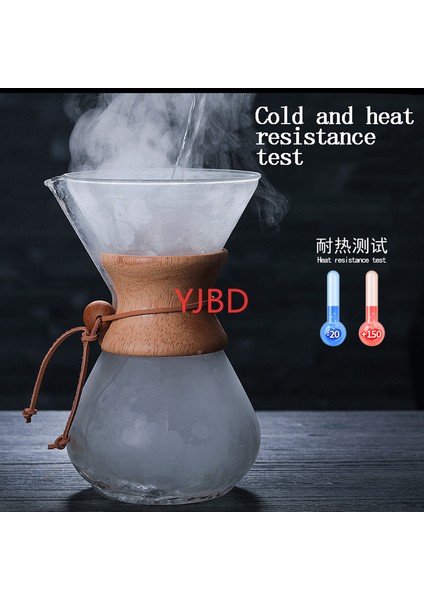 Cam Cezve Damlatıcı Moka Çay Makinesi Percolator Barista Araçları Espresso Manuel Su Kettle Çaydanlık Paslanmaz Çelik İle | Kahve Tencere (Yurt Dışından)