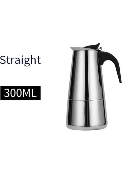 300 Ml Açık Taşınabilir Paslanmaz Çelik Anti Haşlanma Cezve Italyan Mocha Kahve Latte Pot Ev Isıtmalı Kahve Cihaz | Kahve Tencereler (Yurt Dışından)