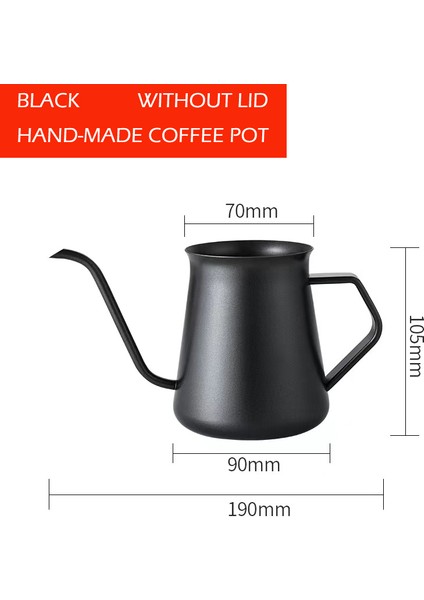 304 Paslanmaz Çelik Cezve Moka Pot Kahve Su Isıtıcısı Kahve Huni Kafeterya Için Kahve Huni Kafeterya Kapak Manuel Espresso Maker Için | Kahve Tencere (Yurt Dışından)