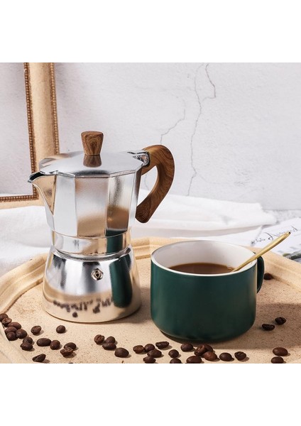 Kahve Makinesi Pot Alüminyum Mocha Espresso Percolator Pot Kahve Su Isıtıcısı Kafeterya Ev Açık Stopetop Kahve Makinesi Cafe Araçları | Kahve Tencereler (Yurt Dışından)