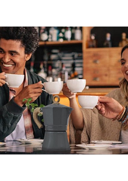 300 Ml Taşınabilir Espresso Cezve Su Isıtıcısı Ev Mutfak Alüminyum Pot Filtre Pot Moka Pot Set Kahve Gereçleri | Kahve Kapları (Yurt Dışından)