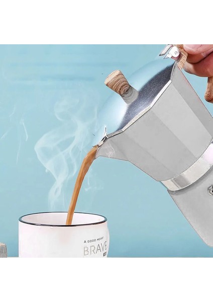 Manuel Kahve Makinesi Pot Moka Pot Italyan Kahve Su Isıtıcısı Makinesi Ev Ofis Içme Cihazı Barista Aksesuarları | Kahve Tencereler (Yurt Dışından) fırsatları