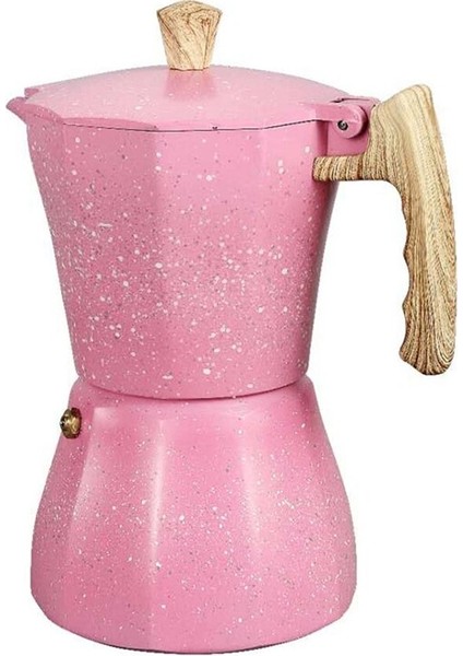 Latte Mocha Kahve Makinesi Italyan Moka Espresso Percolator Pot Stoetop Kahve Makinesi 300Ml Pembe Sıcak | Kahve Tencereler (Yurt Dışından)