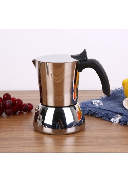 Kahve Makinesi Paslanmaz Çelik Mocha Espresso Percolator Pot Kahve Makinesi Moka Pot 6 Kupası Stopetop Kahve Makinesi | Kahve Tencere (Yurt Dışından)