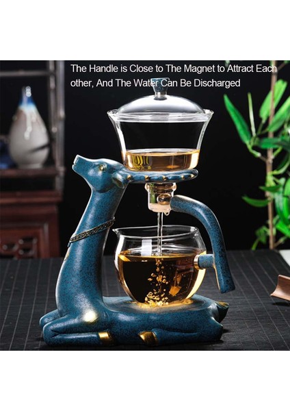 sanlindou 300Ml Borosilikat Cam Filtreli Çaydanlık - Mavi (Yurt Dışından) fiyatları