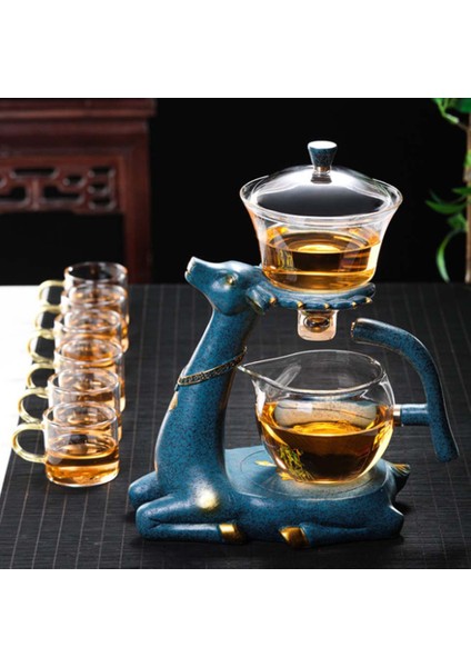 sanlindou 300Ml Borosilikat Cam Filtreli Çaydanlık - Mavi (Yurt Dışından) fırsatları