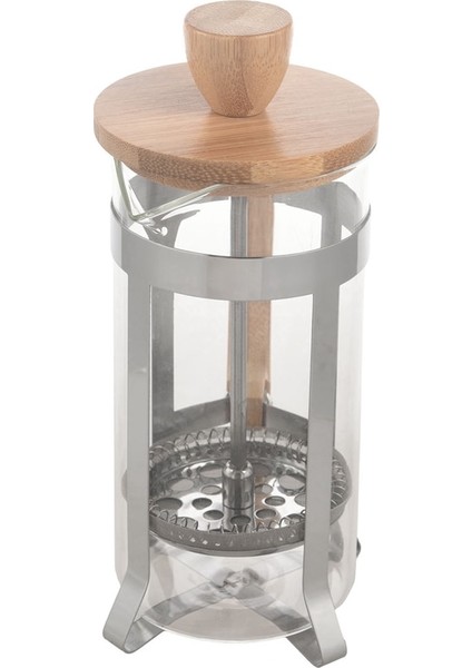 Fransız Basın Çevre Dostu Bambu Kapak Kahve Piston Çay Makinesi Percolator Filtre Basın Kahve Su Isıtıcısı Pot Cam Çaydanlık | Kahve Tencereler (Yurt Dışından)