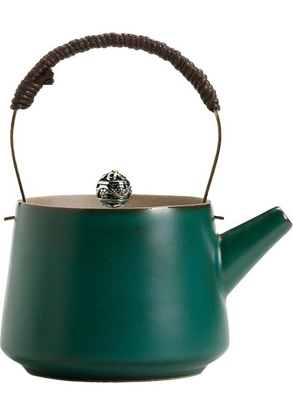Japon Çömlekçilik Antik Çaydanlık Ev Retro Seramik Çaydanlık Su Isıtıcısı Bakır Kolu İle Drinkware Tencere | Çaydanlıklar (Yurt Dışından)