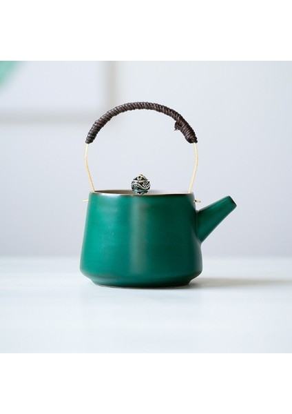 Japon Çömlekçilik Antik Çaydanlık Ev Retro Seramik Çaydanlık Su Isıtıcısı Bakır Kolu İle Drinkware Tencere | Çaydanlıklar (Yurt Dışından)