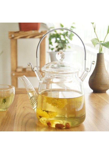 Retro Çiçek Açan Çay, Filtre Mikrodalga İle Gevşek Yaprak Çay Asansör Kabı, Stopetop Güvenli Teaset Su Isıtıcısı | Çaydanlıklar (Yurt Dışından)