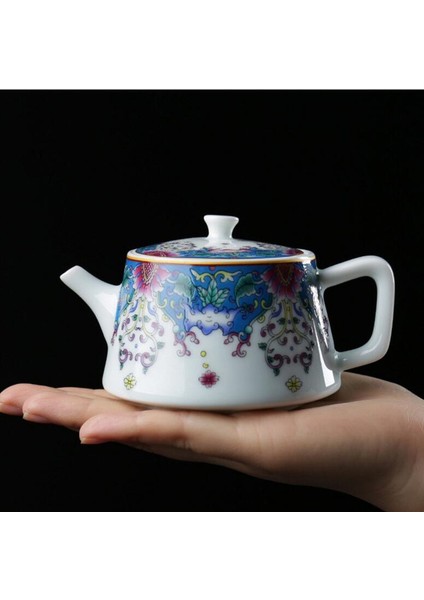 Pastel Seramik Çaydanlıklar El Yapımı Çay Seti Ev Filtresi Porselen Çaydanlık Güzellik Su Isıtıcısı Kravat Guanyin Teaware | Çaydanlıklar (Yurt Dışından)