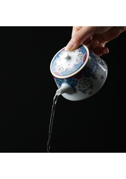 Pastel Seramik Çaydanlıklar El Yapımı Çay Seti Ev Filtresi Porselen Çaydanlık Güzellik Su Isıtıcısı Kravat Guanyin Teaware | Çaydanlıklar (Yurt Dışından) fiyatları