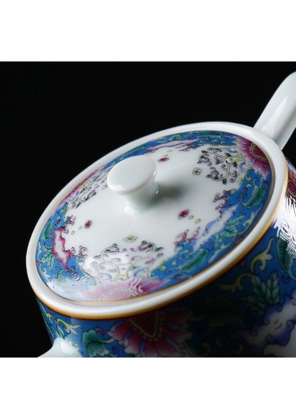 Pastel Seramik Çaydanlıklar El Yapımı Çay Seti Ev Filtresi Porselen Çaydanlık Güzellik Su Isıtıcısı Kravat Guanyin Teaware | Çaydanlıklar (Yurt Dışından) fırsatları
