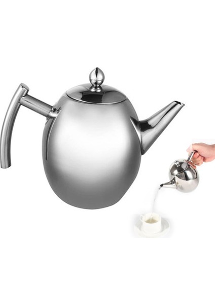 1000 Ml Çay Potu Isıya Dayanıklı Paslanmaz Çelik Demlik Filtre İle Puer Su Isıtıcısı Infuser Ofis Teaware Büyük Kapasite Setleri | Çaydanlıklar (1L) (Yurt Dışından) fiyatları