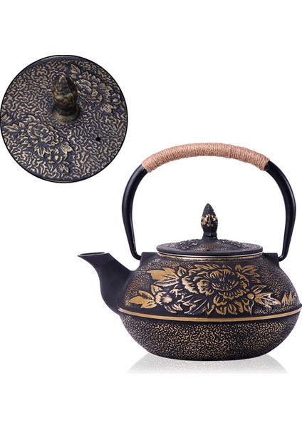 Mini Dökme Demir Su Isıtıcısı Demlik Demlik Süzgeç Çay Seti Erik Çiçeği Çaydanlık Mutfak Malzemeleri Içme Çay Setleri Çin Tarzı | Çaydanlıklar (Yurt Dışından) fiyatları