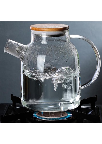 sanlindou Borosilikat Isıya Dayanıklı Cam Çaydanlık - Şeffaf (Yurt Dışından)