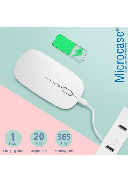 1600 Dpı Şarj Edilebilir 2.4 Ghz Çift Modlu Bluetooth Kablosuz Mouse - AL2675 Pembe fiyatları