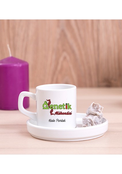 Kişiye Özel Genetik Mühendisi Concept Türk Kahvesi Fincanı