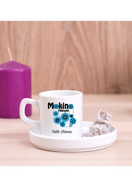 Kişiye Özel Makine Teknisyeni Concept Türk Kahvesi Fincanı