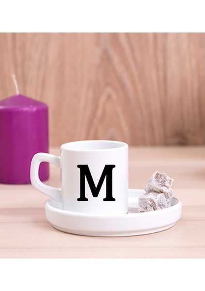Kişiye Özel Kişiye Özel Baş Harfli Concept Türk Kahvesi Fincanı