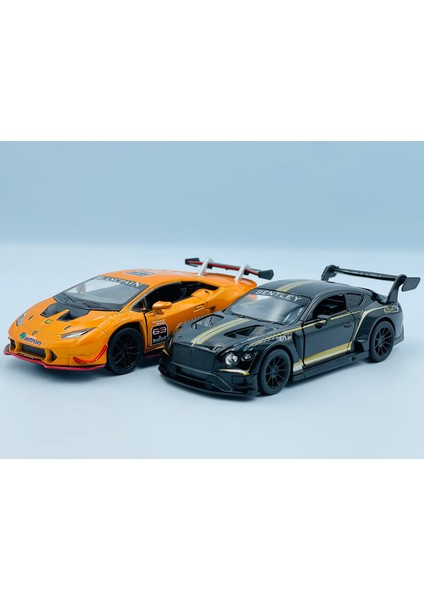 Lamborghini Huracan-Bentley Continental Gt3 2li Set Model Araba