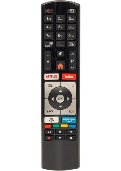 Telefunken Netflix Youtube Prime Video Tuşlu Smart Tv Kumandası