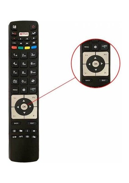 Telefunken 39TF6520 Smart LED Tv Kumandası