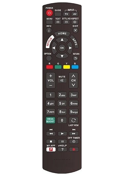 Panasonic EX700 Tv Kumanda-Eşdeğer