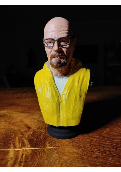 Breaking Bad Walter White (17CM) Dekoratif Büst Heykel Biblo Figür