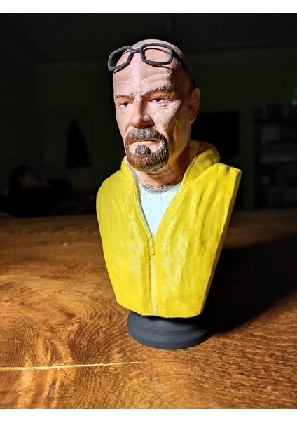 Breaking Bad Walter White (17CM) Dekoratif Büst Heykel Biblo Figür