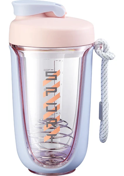 550ML Moda Protein Shaker Silikon Günlük Kullanım Için Narin Dekoratif Protein Çalkalayıcı