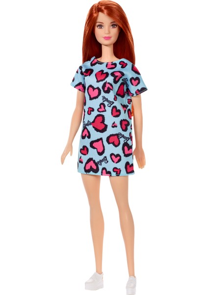 Şık Barbie Mavi Kalpli Elbise T7439 GHW48 fiyatları