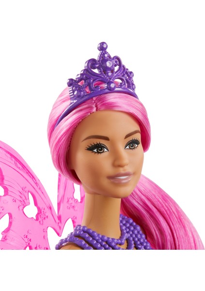 Dreamtopia Peri Bebekler - Mavi, Pembe Elbiseli, Pembe Saçlı GJJ99