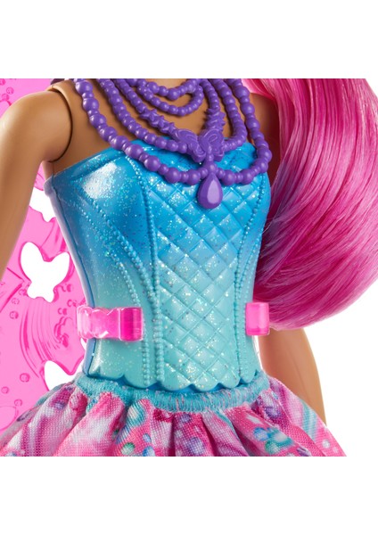 Dreamtopia Peri Bebekler - Mavi, Pembe Elbiseli, Pembe Saçlı GJJ99