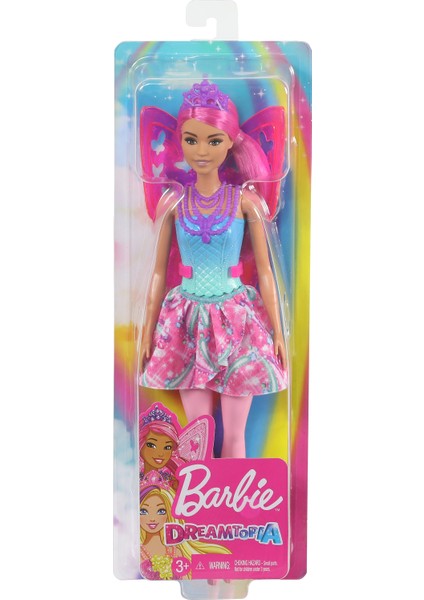 Dreamtopia Peri Bebekler - Mavi, Pembe Elbiseli, Pembe Saçlı GJJ99