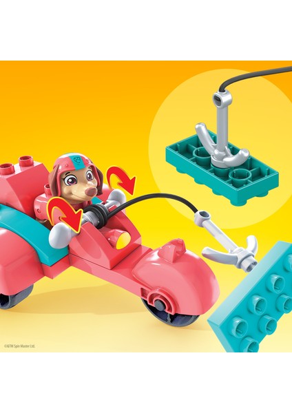 Paw Patrol Liberty'nin Scooter'I Gyh94, Yürüme Çağındaki Çocuklar İçin Yapı Oyuncakları (11 Parça)