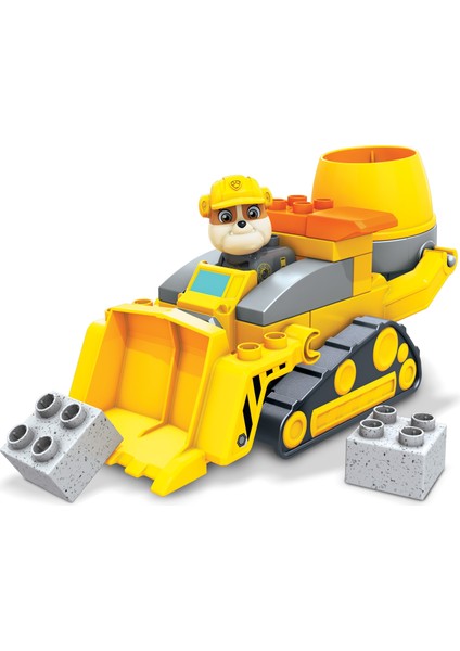 Paw Patrol Rubble'In İnşaat Kamyonu Gyw91, Yürüme Çağındaki Çocuklar İçin Yapı Oyuncakları (17 Parça)