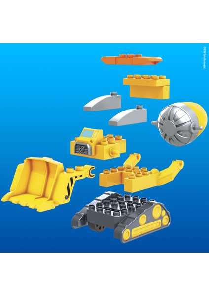 Paw Patrol Rubble'In İnşaat Kamyonu Gyw91, Yürüme Çağındaki Çocuklar İçin Yapı Oyuncakları (17 Parça)