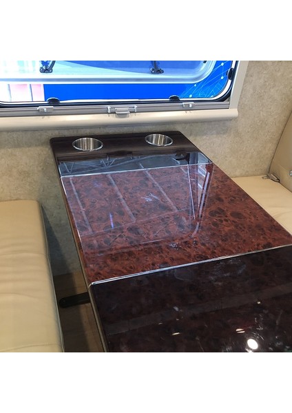 Rv Car Truck Camper Için Paslanmaz Çelik Drop-In Bardaklık Gümüş Rengi (Yurt Dışından)