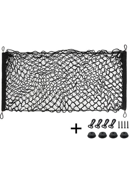 Araba Bagaj Fileli Çanta 30X90Cm Siyah (Yurt Dışından)