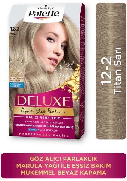 Schwarzkopf Palette Deluxe 12-2 Titan Sarı Saç Boyası