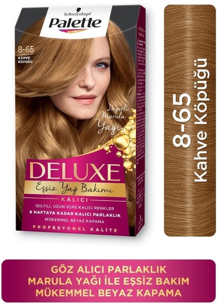 Schwarzkopf Palette Deluxe 8-65 Kahve Köpüğü Saç Boyası