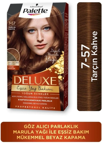 Schwarzkopf Palette Deluxe Yoğun Renkler 7-57 Tarçin Kahve Saç Boyası