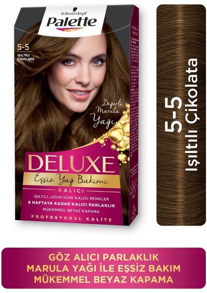 Schwarzkopf Palette Deluxe 5-5 Işıltılı Çikolata Saç Boyası