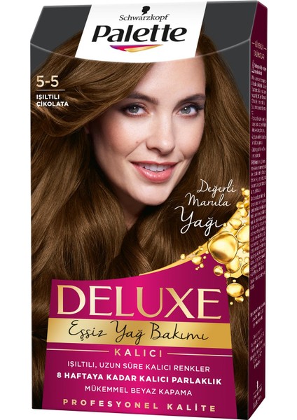 Schwarzkopf Palette Deluxe 5-5 Işıltılı Çikolata Saç Boyası