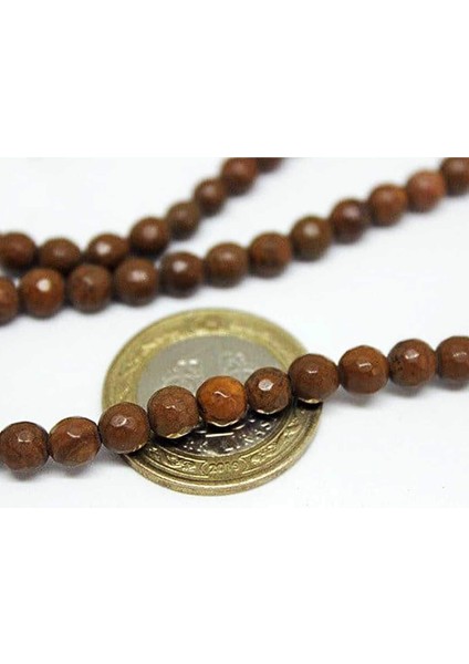 Jasper Taşı Faset Kesim 6mm/10 Adet (9879-1)