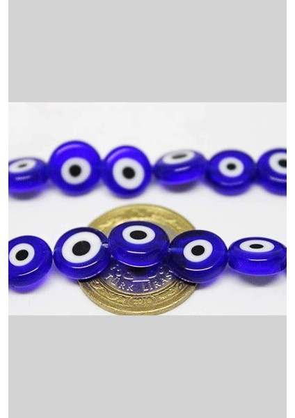 Cam Boncuk 11MM*4MM/10 Adet (11386-1)