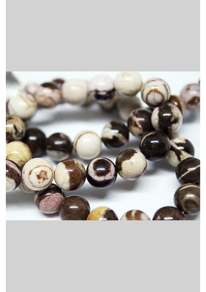 Jasper Zebra Taşı 8mm/4 Adet