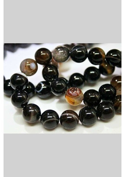 Akik Taşı 8mm/10 Adet (3605)